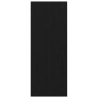 Wandkast 2 pcs Zwart eiken 69.5 x 34 x 90 cm Bewerkt hout - thumbnail