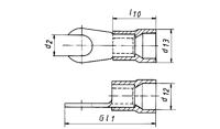 Klauke 652C5 Vorkkabelschoen 10 mm² Deels geïsoleerd Rood 1 stuk(s) - thumbnail
