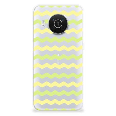 Nokia X10 | X20 | TPU bumper | Waves Yellow