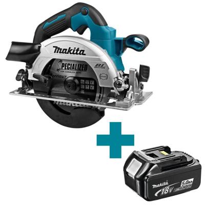 Makita DHS661ZJU - 18 V Cirkelzaag 165 mm Body - Zonder accu's en lader in Mbox met AWS zender - DHS661ZJU