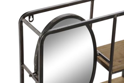 Planken DKD Home Decor Hout Metaal Hout MDF 39,5 x 13,5 x 60 cm