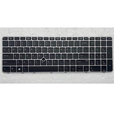 Notebook keyboard for HP EliteBook 850 G3 G4 ZBook 15u G3 with pointer silver frame backlit OEM Notebook keyboard for HP EliteBook 850 G3 G4 ZBook 15u G3 with pointer silver frame backlit OEM