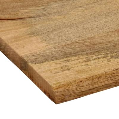 Tafelblad met natuurlijke rand 100x80x2,5 cm massief mangohout