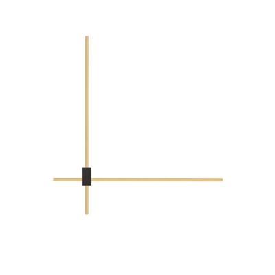 Lyora Strakke wandlampPeak goud - 9060273