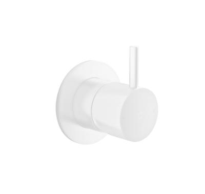 Inbouw Stopkraan Hotbath Cobber 1-hendel Mat Wit (Koud)