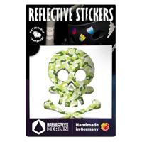 REFLECTIVE BERLIN reflex-stickers "decals" refl.sticker refl.berlin decals skull camouflage - thumbnail