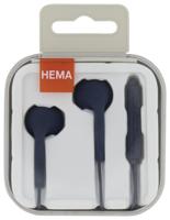 HEMA Oortelefoon Earbud Met Microfoon En Volumeregelaar Donkerblauw - thumbnail