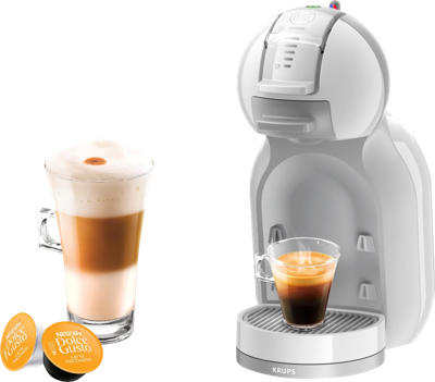 Krups KP1201 NESCAFÉ Dolce Gusto Mini Me Automatische Koffiemachine Wit/Grijs