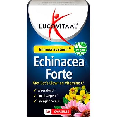 Lucovitaal Echinacea forte & cat's claw & vitamine C 30 Capsules
