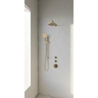 Gold Edition thermostatische inbouw regendouche SET 21 met 20 cm douchekop en handdouche - thumbnail