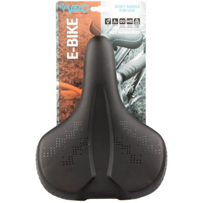 E-bike zadel Velo Comfort - vacuüm met O-zone en handvat E-bike zadel Velo Comfort - vacuüm met O-zone en handvat