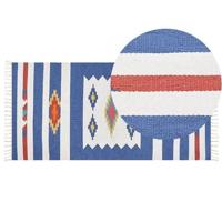 Beliani - VARSER - Vloerkleed - Meerkleurig - 80 x 150 cm - Katoen - thumbnail