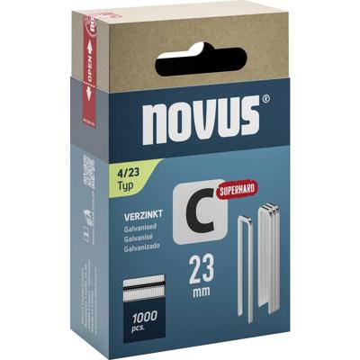 Novus Tools 042-0803 Nieten met smalle rug Type 4 1000 stuk(s) Afm. (l x b) 23 mm x 6.1 mm