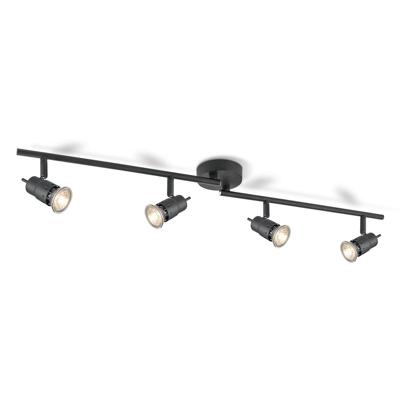 Light depot - LED opbouwspot Cilindro 81 cm - 4L - zwart - Outlet