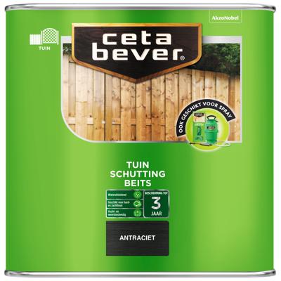 Cetabever Schuttingbeits Mat - Antraciet - 2,5 liter