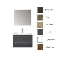 Onderkast Sanicare Q7 Twee Soft-Closing Laden 85x45 cm Belluno-Eiken Sanicare - thumbnail