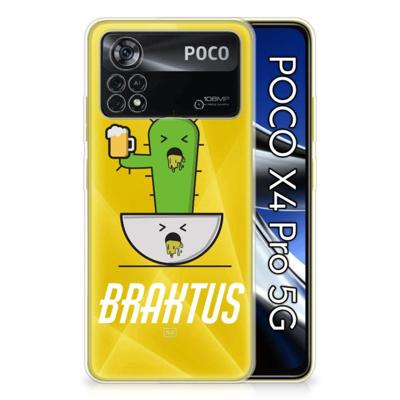Xiaomi Poco X4 Pro 5G Telefoonhoesje met Naam Braktus