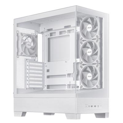 ASUS A31 Plus TG ARGB WHITE Midi Tower Wit - thumbnail