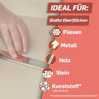 Pattex PRO/DIY Tapes PXMT2 Dubbelzijdige tape Wit (l x b) 1.5 m x 19 mm 1 stuk(s) Pattex PRO/DIY Tapes PXMT2 Dubbelzijdige tape Wit (l x b) 1.5 m x 19 mm 1 stuk(s)