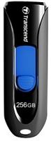 Transcend JetFlash® 790 USB-stick 256 GB Zwart, Blauw TS256GJF790K USB-A 3.1 Gen 1 - thumbnail