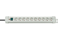 Brennenstuhl Premium-Line stekkerdoos 10-voudig lichtgrijs 3m H05VV-F 3G1,5 - 1955500100 - thumbnail