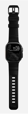 Nomad Rocky Point band / black hardware (45-49mm) - Carbon Black Nomad Rocky Point band / black hardware (45-49mm) - Carbon Black