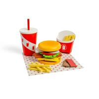 Bigjigs houten burger- en frietset, 48dlg. - thumbnail