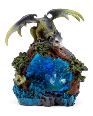 Puckator Sweet dreams - baby draak - led - bos - kristalplek - decoratief beeld