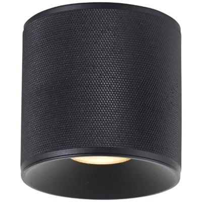 Brilliant OpbouwspotMarty zwart rond Ø 10cm - G80055/76