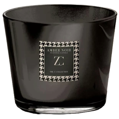 Geurkaars in glas - geurkaars Amber Noir - geurkaars kruidige geur