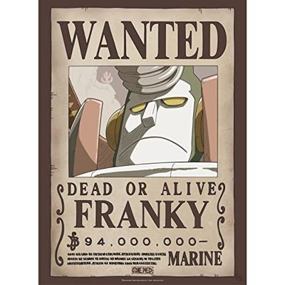 Poster One Piece - Wanted Franky 38x52cm