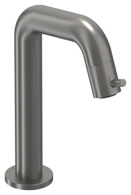 IVY Bond Fonteinkraan Contour - opbouw - laag - Geborsteld metal black PVD 6401206