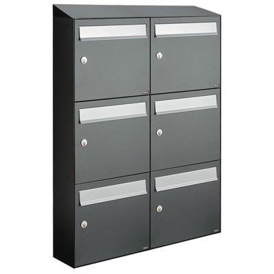 Allux Flow Set 2-Breed, 3-Hoog Met Dak Antraciet - 40040065_2x3d Allux Flow Set 2-Breed, 3-Hoog Met Dak Antraciet - 40040065_2x3d