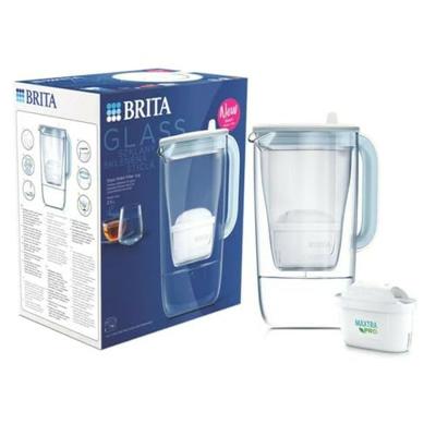 Brita 1050452 water filter Waterfilter voor op het aanrechtblad 2,5 l Blauw, Wit