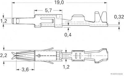 HERTH+BUSS Repair cable female disconnectors