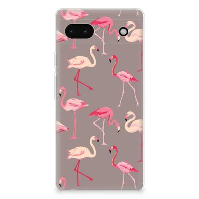 Google Pixel 6A | TPU Hoesje | Flamingo