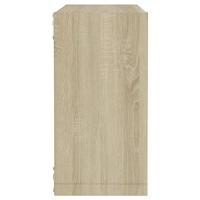 Wandschappen kubus 2 st 30x15x30 cm sonoma eikenkleurig - thumbnail