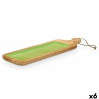 Snackdienblad Gift Decor Groen 50,7 x 3 x 14 cm (6 Stuks) - thumbnail