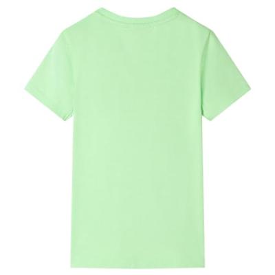 Kindershirt 128 neongroen Kindershirt 128 neongroen