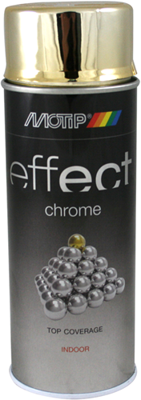 MOTIP Deco Effect Chroomlak | Goud | 400ml - 302603