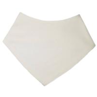 Soft Touch slabbetje bandana 20 x 40 cm beige - thumbnail