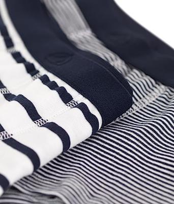 Set van 2 gestreepte boxershorts PETIT BATEAU veel wit