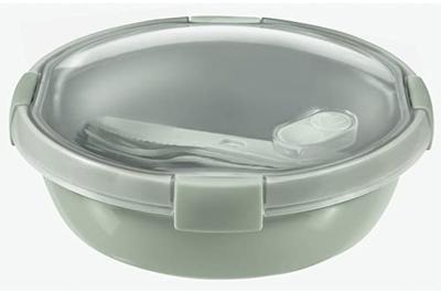 Curver smart to go eco lunchbox rond 1 liter + bestekset