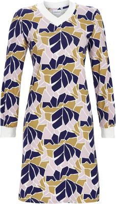 Katoenen nachthemd bonte vlakken Katoenen nachthemd bonte vlakken