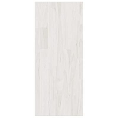 Boekenkast/kamerscherm 100x30x71,5 cm grenenhout wit