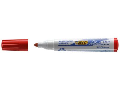 Vloeibare krijtstiften Bic Velleda Ecolutions 1701 Rood (12 Onderdelen)