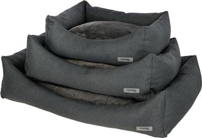 Kerbl Pet Knuffelbed Platina Ortho, 80x60x25 cm, grijs