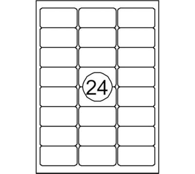 Etiket Quantore 63.5X33.9mm 360 stuks Etiket Quantore 63.5X33.9mm 360 stuks