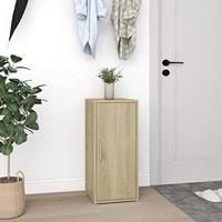 Schoenenkasten 2 st 32x35x70 cm spaanplaat sonoma eikenkleurig - thumbnail