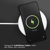 Accezz Liquid Silicone voor Samsung Galaxy A53 Telefoonhoesje Zwart - thumbnail